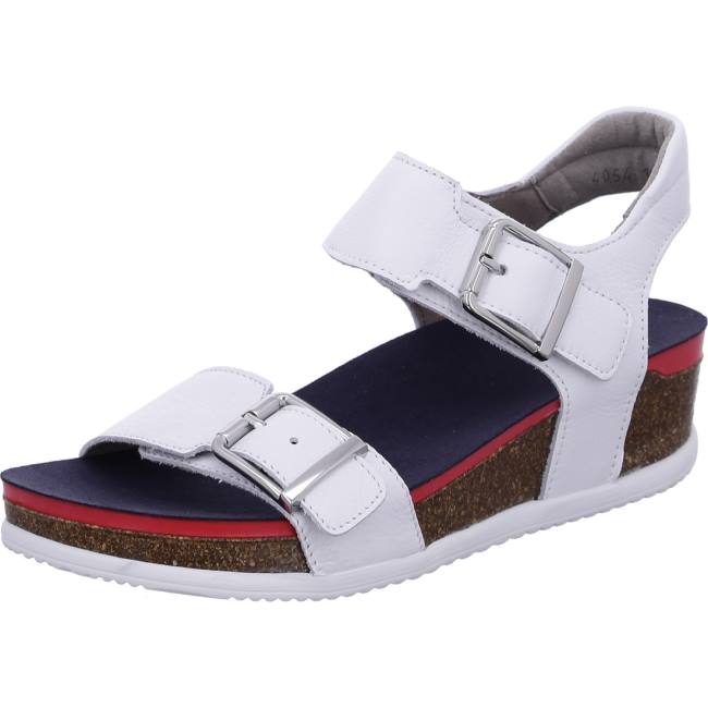 White Ara Shoes Norderney Women\'s Sandals | ARA284SJP