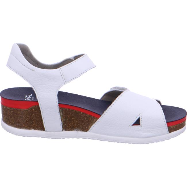 White Ara Shoes Norderney Women's Sandals | ARA956SQC