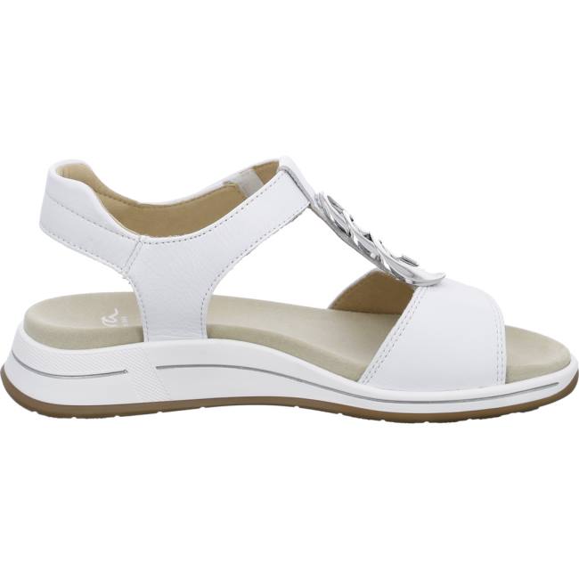 White Ara Shoes Osaka Women's Sandals | ARA435ZVF