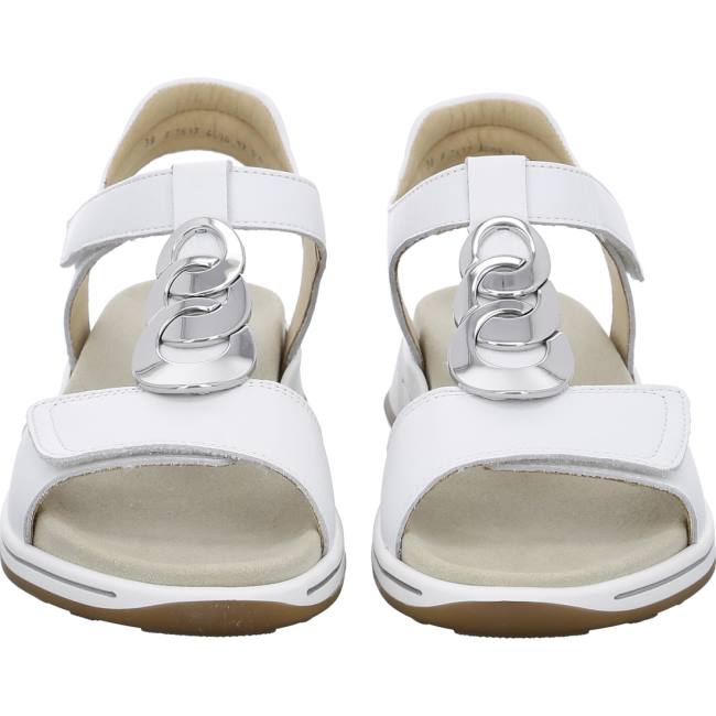 White Ara Shoes Osaka Women's Sandals | ARA435ZVF