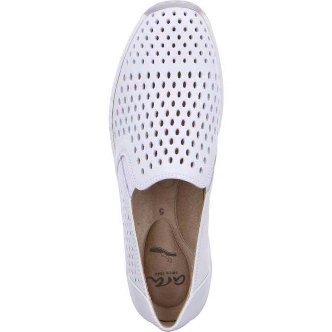 White Ara Shoes Ossona Women's Loafers | ARA380UNE