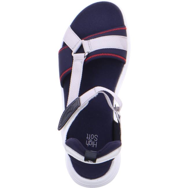 White Ara Shoes Panama Women's Sandals | ARA534CTE