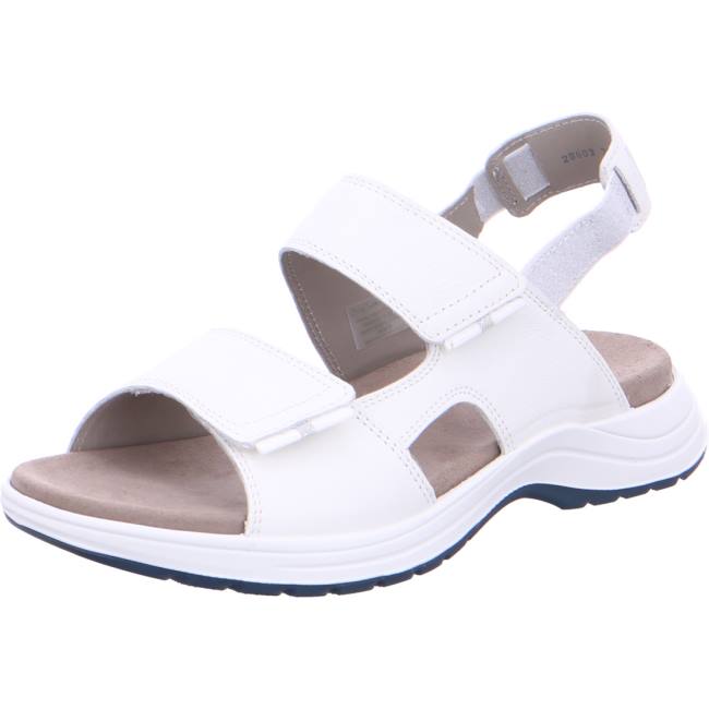 White Ara Shoes Panama Women\'s Sandals | ARA597XVI