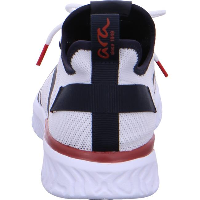 White Ara Shoes San Diego Marine Men's Sneakers | ARA723EOM