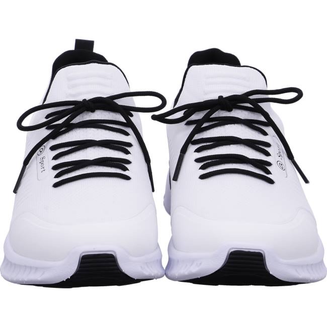 White Ara Shoes San Diego Men's Sneakers | ARA045INA