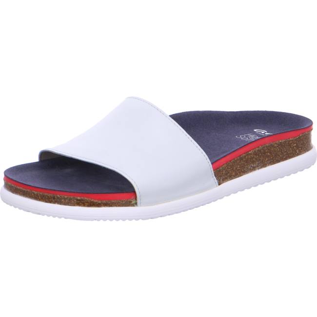 White Ara Shoes Sylt Nebbia Women\'s Mules | ARA346OKX