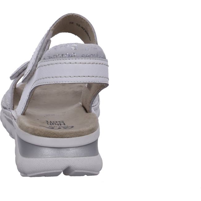 White Ara Shoes Tampa Nebbia Women's Sandals | ARA340XLQ