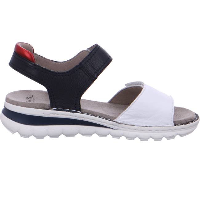 White / Black Ara Shoes Tampa Women's Sandals | ARA768TWU