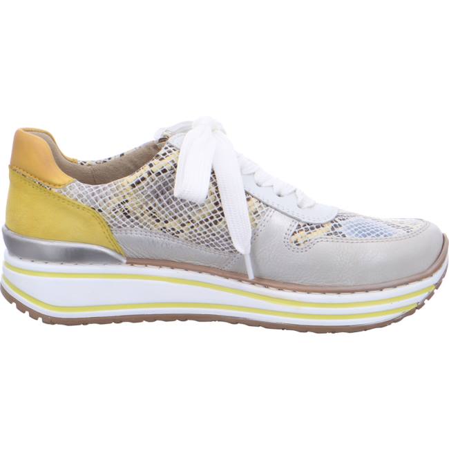 White / Grey Ara Shoes Lace-ups Sapporo Multi Women's Sneakers | ARA410ZGH