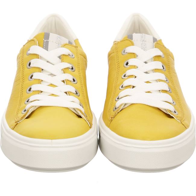 Yellow Ara Shoes Courtyard Sole Women's Sneakers | ARA047CSW