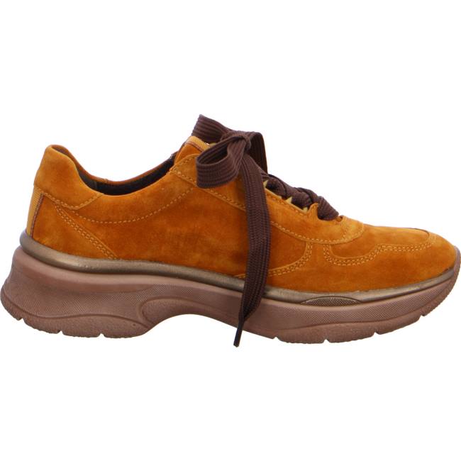 Yellow Ara Shoes Lace-ups Roma Women's Sneakers | ARA967EDP