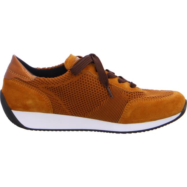 Yellow Ara Shoes Lissabon Women's Sneakers | ARA439EOZ