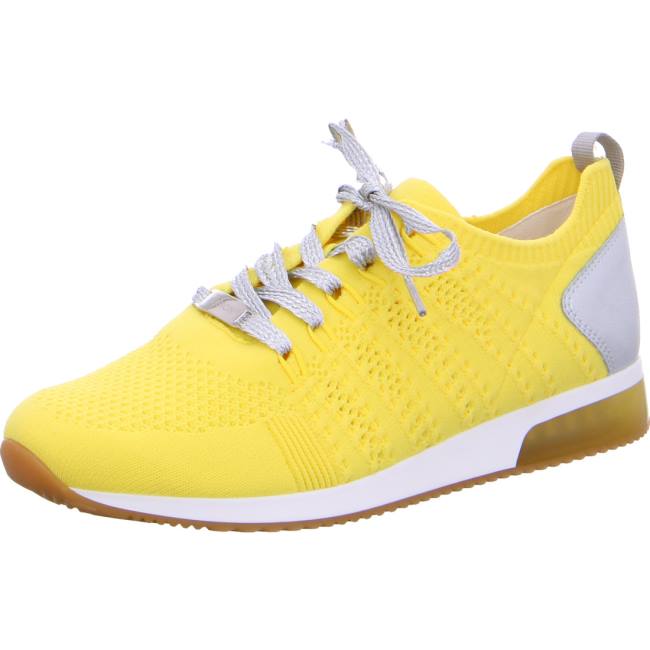 Yellow Ara Shoes Lissabon Women\'s Sneakers | ARA468WIR