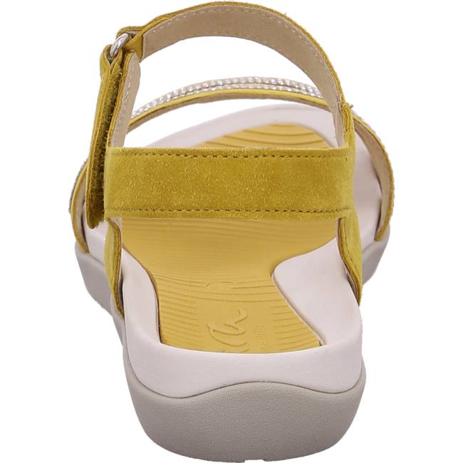 Yellow Ara Shoes Nepal Sole Women's Sandals | ARA387WNC