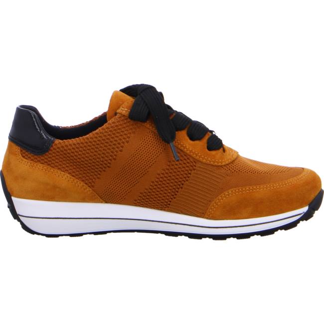 Yellow Ara Shoes Osaka Women's Sneakers | ARA579BED