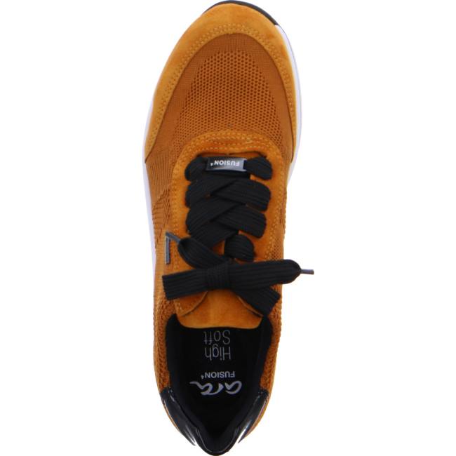 Yellow Ara Shoes Osaka Women's Sneakers | ARA579BED