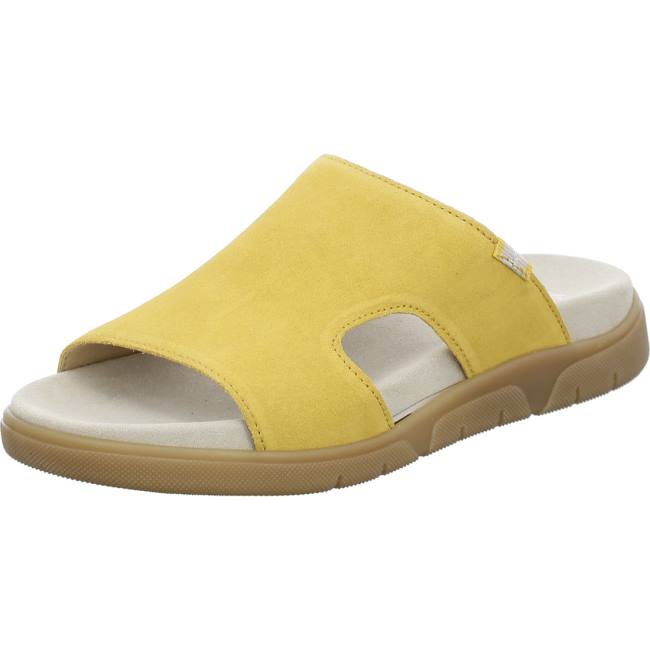 Yellow Ara Shoes Rom-sport Sole Women\'s Mules | ARA830OQV