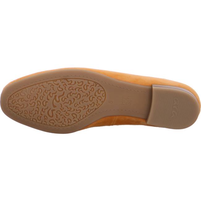 Yellow Ara Shoes Slip-ons Kent Women's Loafers | ARA723WKG