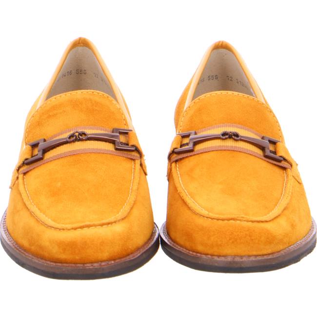 Yellow Ara Shoes Slip-ons Kent Women's Loafers | ARA947FBN