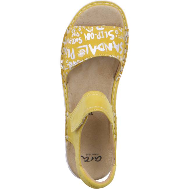 Yellow Ara Shoes Tampa Women's Sandals | ARA341EVQ